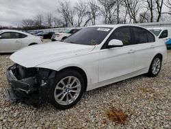 Salvage cars for sale at Franklin, WI auction: 2017 BMW 320 I