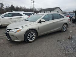 Salvage cars for sale at York Haven, PA auction: 2017 Toyota Camry LE