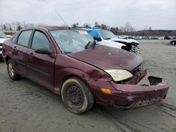 Ford Focus salvage cars for sale: 2007 Ford Focus ZX4