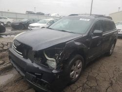 Salvage cars for sale from Copart Dyer, IN: 2011 Subaru Outback 2.5I Premium