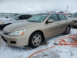 Salvage cars for sale at Magna, UT auction: 2007 Honda Accord EX