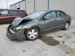 Salvage cars for sale from Copart Apopka, FL: 2010 Honda Civic LX