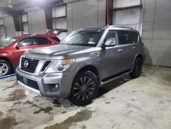 Salvage cars for sale at North Billerica, MA auction: 2018 Nissan Armada SV