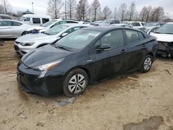 Salvage cars for sale at Bridgeton, MO auction: 2018 Toyota Prius