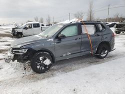 Salvage cars for sale from Copart Montreal Est, QC: 2022 Volkswagen Tiguan SE R-LINE Black