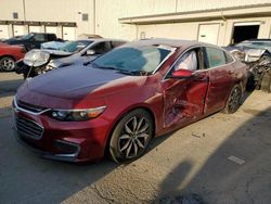Salvage vehicles for parts for sale at auction: 2017 Chevrolet Malibu LT