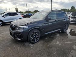 BMW x3 salvage cars for sale: 2021 BMW X3 M Competition
