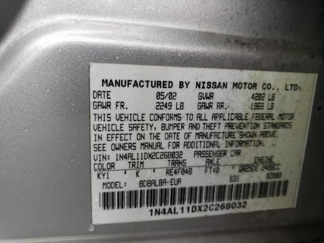 2002 Nissan Altima Base