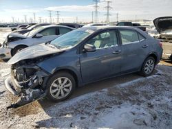 Salvage cars for sale at Dyer, IN auction: 2015 Toyota Corolla L