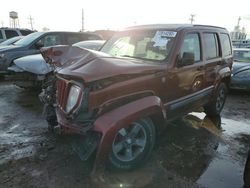 Salvage cars for sale at Chicago Heights, IL auction: 2008 Jeep Liberty Sport