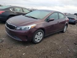 Salvage cars for sale at Elgin, IL auction: 2018 KIA Forte LX