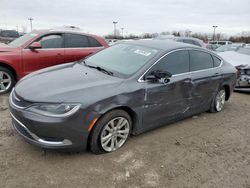 Salvage cars for sale from Copart Indianapolis, IN: 2015 Chrysler 200 Limited