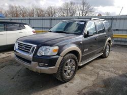Salvage cars for sale at Sikeston, MO auction: 2007 Ford Explorer Eddie Bauer