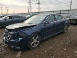 Salvage cars for sale at Dyer, IN auction: 2011 Chevrolet Malibu 1LT