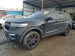 Salvage cars for sale at Pennsburg, PA auction: 2022 Ford Explorer ST