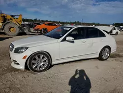 Salvage cars for sale at Houston, TX auction: 2011 Mercedes-Benz C300