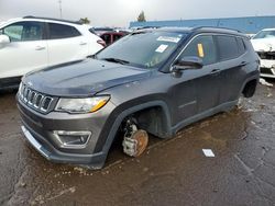 Vehiculos salvage en venta de Copart Woodhaven, MI: 2019 Jeep Compass Limited