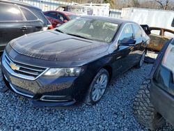 Chevrolet salvage cars for sale: 2018 Chevrolet Impala LT