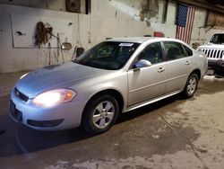 Chevrolet salvage cars for sale: 2011 Chevrolet Impala LT