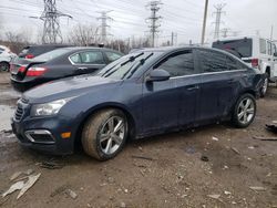 Salvage cars for sale at Wheeling, IL auction: 2015 Chevrolet Cruze LT