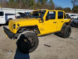 Salvage cars for sale from Copart Hampton, VA: 2019 Jeep Wrangler Unlimited Sahara