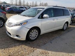 Salvage cars for sale from Copart Bridgeton, MO: 2015 Toyota Sienna XLE