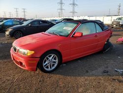 Salvage cars for sale at Elgin, IL auction: 2004 BMW 325 CI