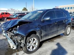 Salvage cars for sale from Copart Littleton, CO: 2017 Chevrolet Equinox LT