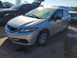 Honda salvage cars for sale: 2015 Honda Civic LX