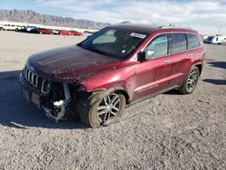 Salvage cars for sale from Copart Anthony, TX: 2017 Jeep Grand Cherokee Limited