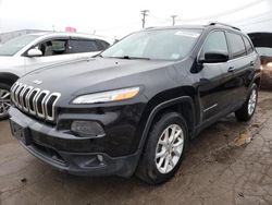 Salvage cars for sale from Copart Chicago Heights, IL: 2017 Jeep Cherokee Latitude