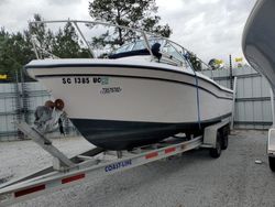 Salvage boats for sale at Harleyville, SC auction: 1996 Gradall Boat / TRA