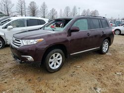 Toyota Highlander salvage cars for sale: 2012 Toyota Highlander Base