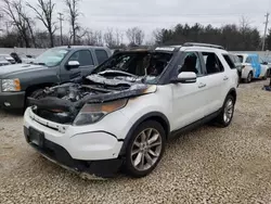 Salvage cars for sale at Franklin, WI auction: 2013 Ford Explorer Limited