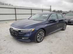 Salvage cars for sale from Copart New Braunfels, TX: 2020 Honda Accord Touring Hybrid