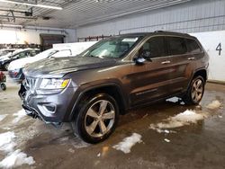 Salvage cars for sale from Copart Candia, NH: 2016 Jeep Grand Cherokee Limited