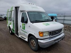 Salvage trucks for sale at Elgin, IL auction: 2004 Ford Econoline E350 Super Duty Cutaway Van