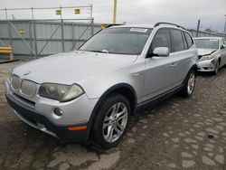 Salvage cars for sale at Dyer, IN auction: 2007 BMW X3 3.0SI