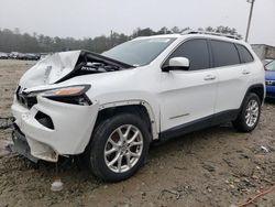 Salvage cars for sale at Ellenwood, GA auction: 2015 Jeep Cherokee Latitude