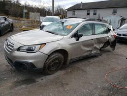 Salvage cars for sale from Copart York Haven, PA: 2016 Subaru Outback 2.5I