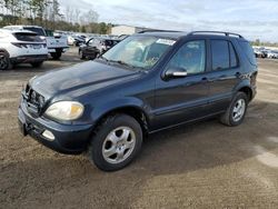 Mercedes-Benz salvage cars for sale: 2002 Mercedes-Benz ML 320