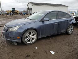 Salvage cars for sale from Copart Portland, MI: 2013 Chevrolet Cruze LTZ