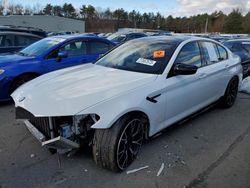 Salvage cars for sale at Exeter, RI auction: 2019 BMW M5