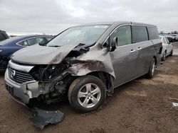 Salvage cars for sale at Elgin, IL auction: 2015 Nissan Quest S