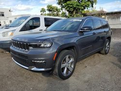 Salvage cars for sale from Copart Opa Locka, FL: 2022 Jeep Grand Cherokee L Limited