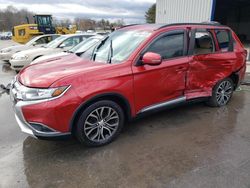 Salvage cars for sale at Glassboro, NJ auction: 2016 Mitsubishi Outlander SE