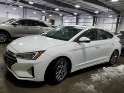 Salvage cars for sale at Ham Lake, MN auction: 2020 Hyundai Elantra SEL