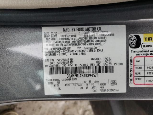 2010 Ford Fusion SEL