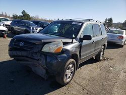 Salvage cars for sale from Copart Vallejo, CA: 2005 Honda Pilot EXL