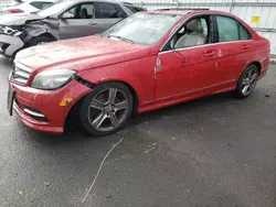 Salvage cars for sale from Copart Glassboro, NJ: 2011 Mercedes-Benz C 300 4matic